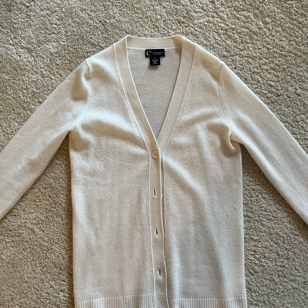 💛 100% Cashmere cardigan cream S